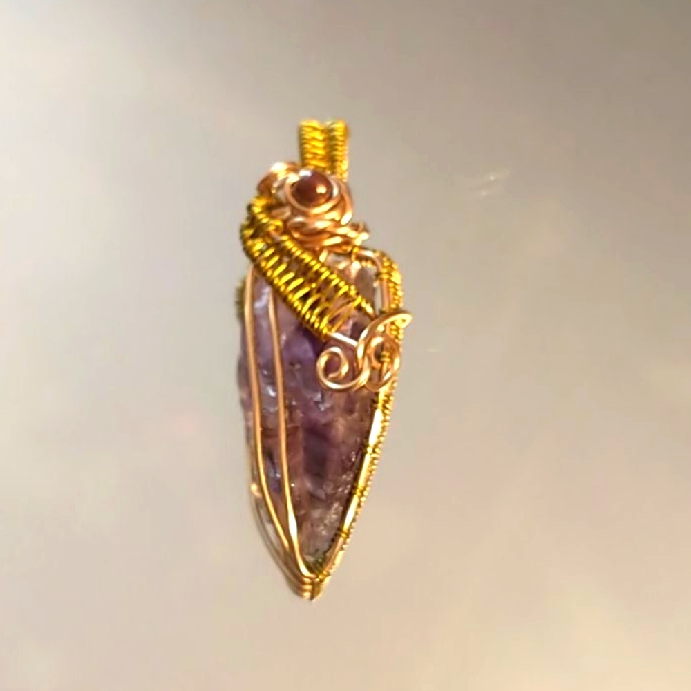 🇨🇦Hand wrapped Northern Ontario Amethyst